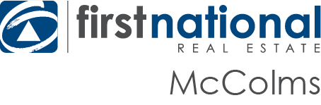 First National Real Estate McColms Logo